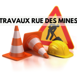 Travaux rue des mines