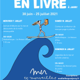 affiche partir en livre