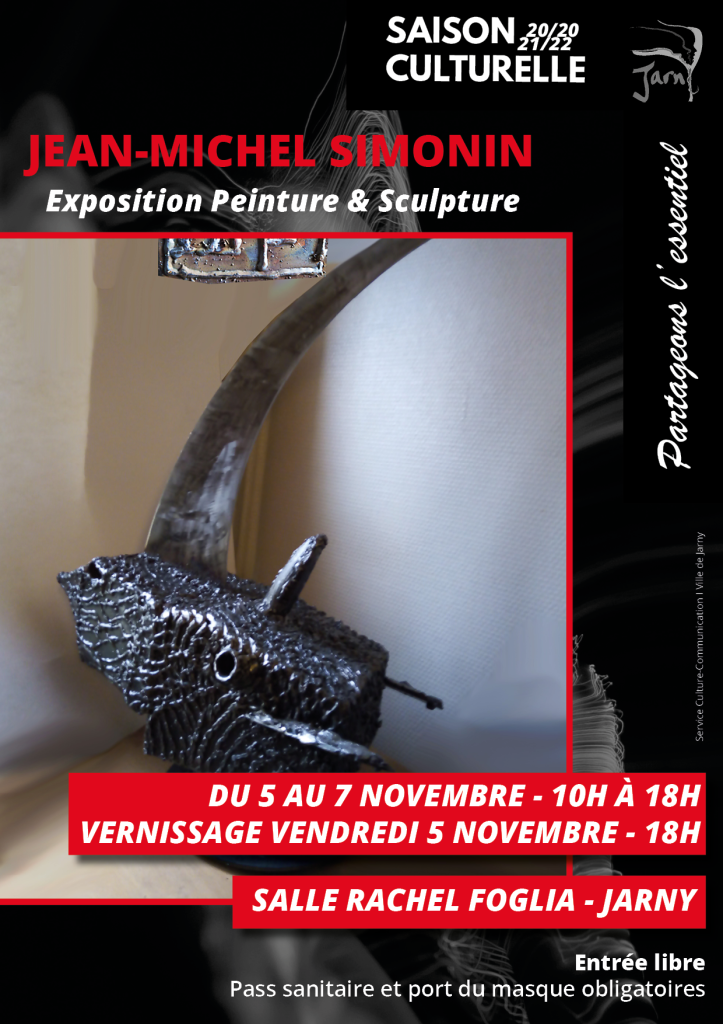 Affiche expo JM Simonin