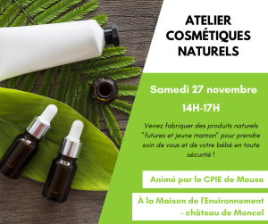 atelier cosmétiques naturels