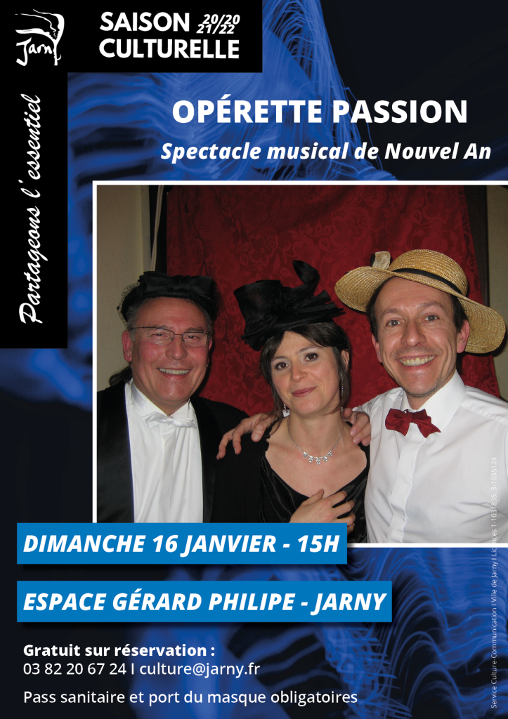 Affiches concert opérette passion