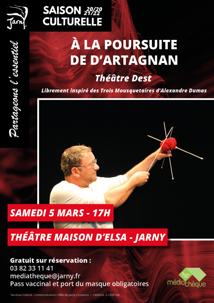 Affiches spectacle d'artagnan