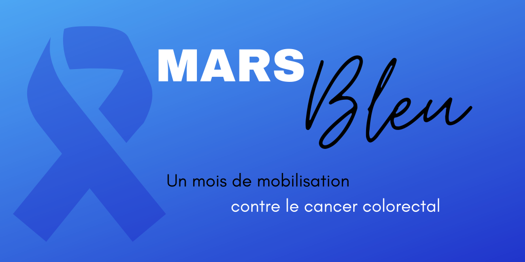 Bannière mars bleu