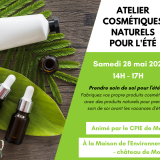 atelier cosmetiques naturels été